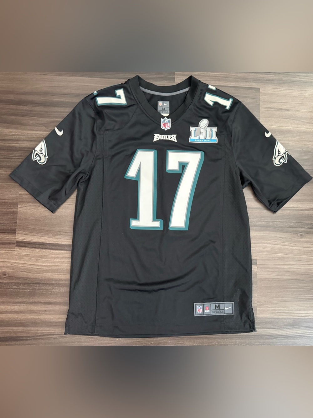 Nike Philadelphia Eagles Alshon Jeffery #17 NFL Super Bowl LIII Jersey Men Med